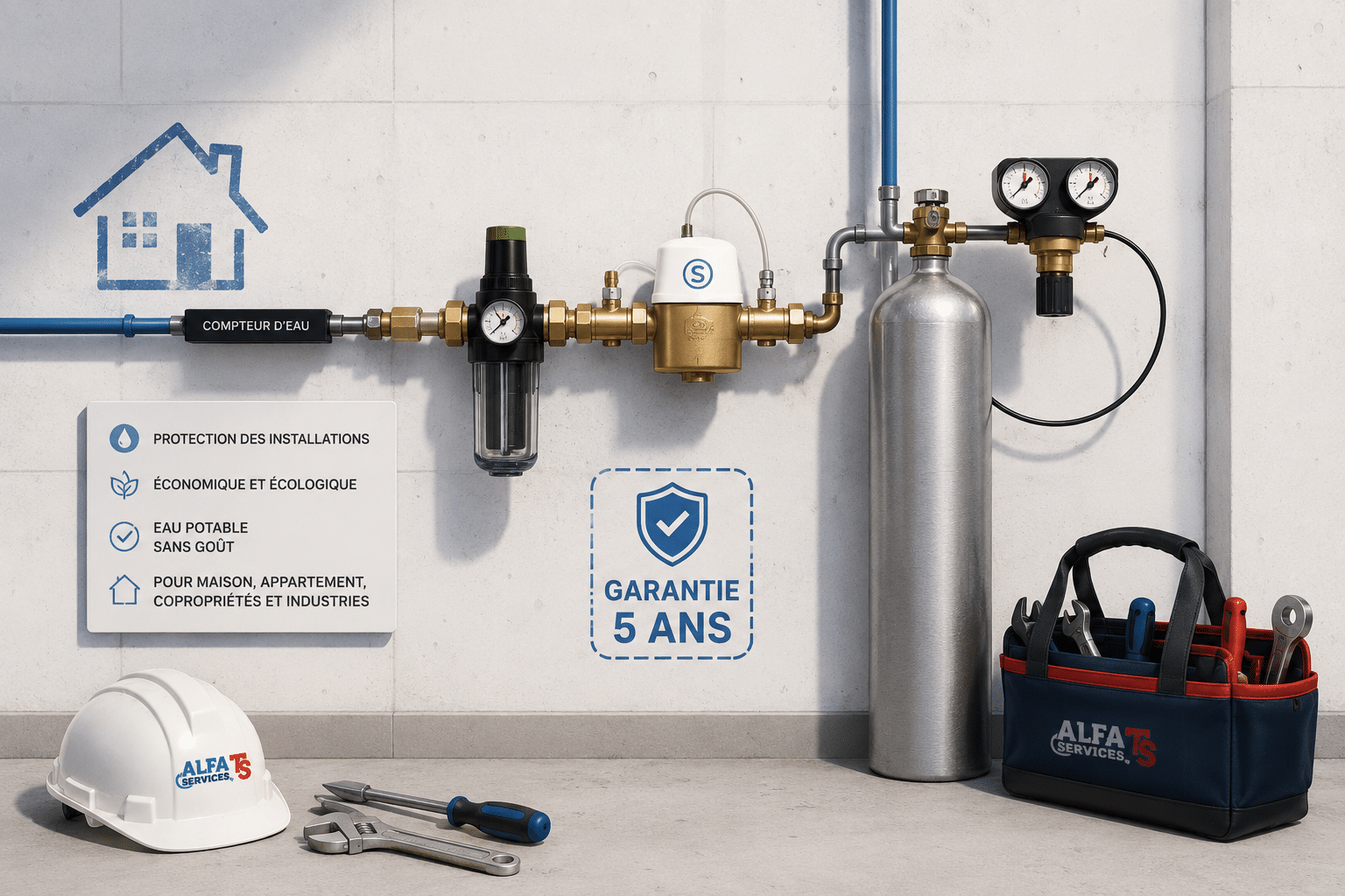 Installation adoucisseur SoluCalc